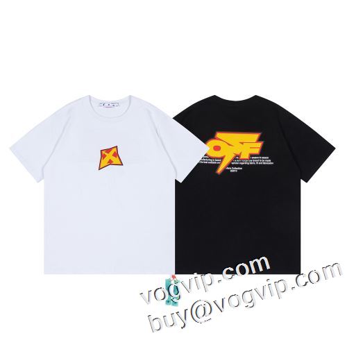  OFF-WHITE ブランド コピー半袖Tシャツ2色可選 激安大特価2023オフホワイトスーパーコピー 激安