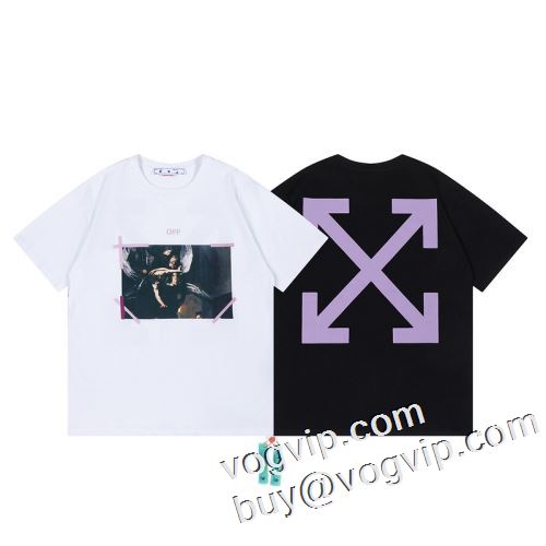 最高品質OFF-WHITE コピー ブランド半袖Tシャツ2色可選 人気定番2023オフホワイトスーパーコピー 激安