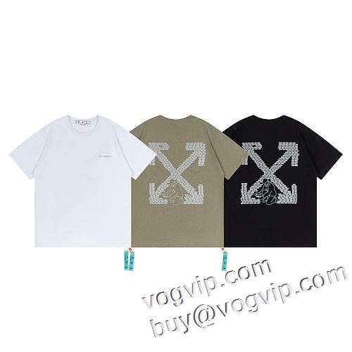 海外販売 OFF-WHITE スーパーコピー 2023年春夏新作 オフホワイト偽物ブランド 半袖Tシャツ3色可選 