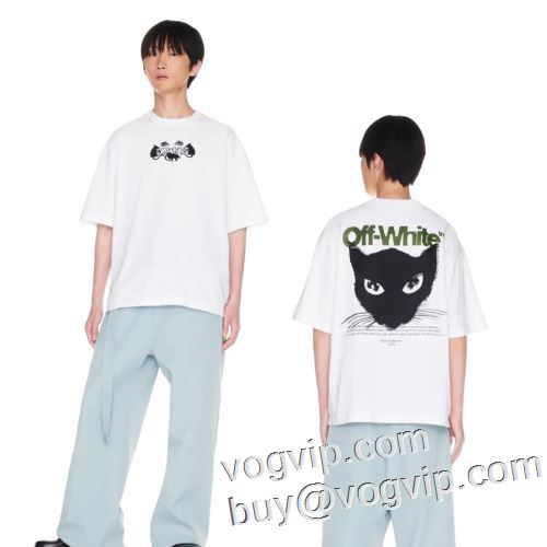 圧倒的な新作 OFF-WHITE ブランドスーパーコピー半袖Tシャツ 品質保証2023オフホワイト偽物ブランド