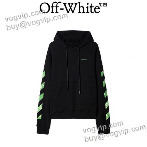 大注目！ ブランドコピー オフホワイト OFF-WHITE 2023秋冬新作 パーカー 2色可選 優しく柔らかな肌触りのコットン混パーカー