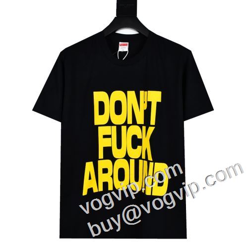 大特価！ シュプリームスーパーコピー スタイリッシュ感 Supreme 23ss Dont Fuck Around Tee 一番人気の新作はこれ 半袖Tシャツ