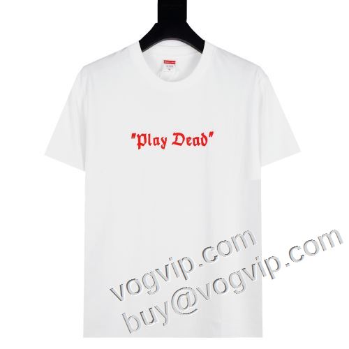 2023 新作登場 シュプリーム Supreme “Play Dead” Tee 半袖Tシャツ シュプリームコピー