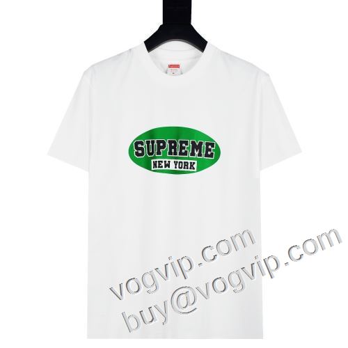 コーデ 知的なムードを演出 シュプリーム偽物ブランド Supreme 23ss NEW YORK TEE カジュアル 半袖Tシャツ