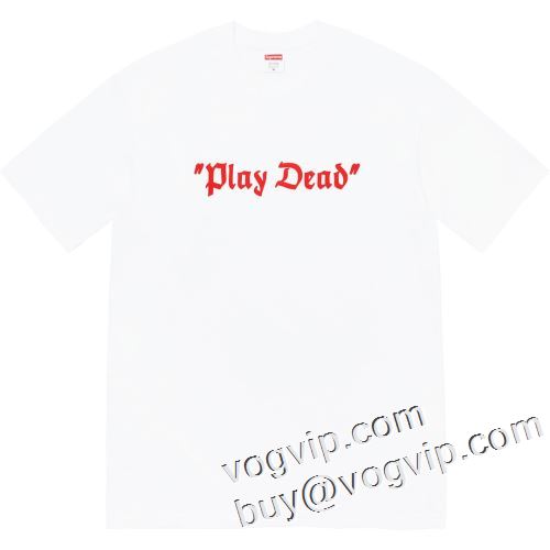 2023 人気 ランキング Supreme Play Dead Tee シュプリームブランド コピー 半袖Tシャツ 6色可選