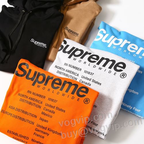 人気 ランキング シュプリームスーパーコピー 2023最新入荷 SUPREME 優しく柔らかな肌触り パーカー 5色可選