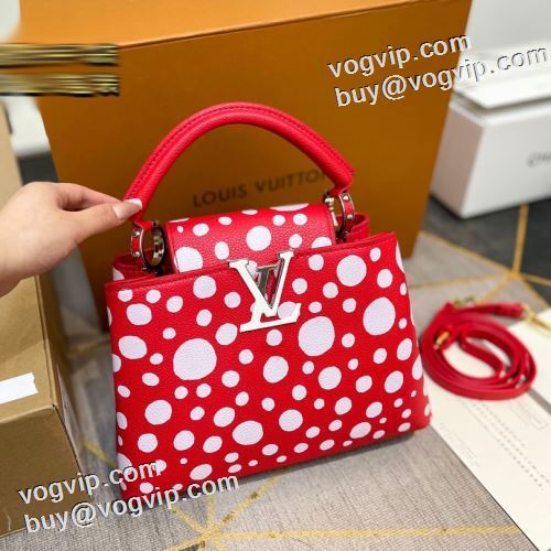 2023 人気商品 ルイ ヴィトンコピー LOUIS VUITTON Capucines ハンドバッグ 2色可選