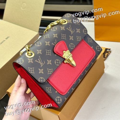 SALE!今季 2023 ルイ ヴィトンブランド 偽物 通販 なめらかな手触りのバッグ LOUIS VUITTON victorie ショルダーバッグ 5色可選