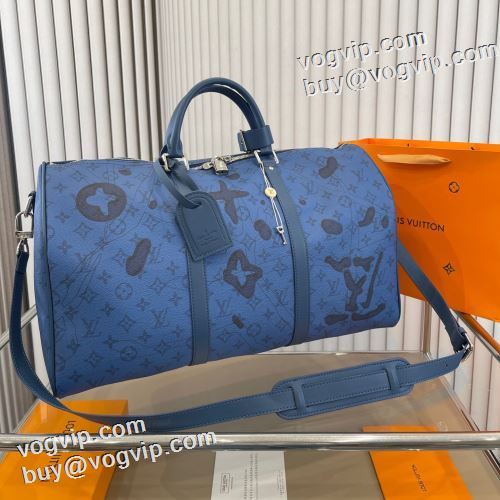 ★安心★追跡付 2023 ルイ ヴィトンスーパーコピー 激安 使い勝手のいいバッグ LOUIS VUITTON keepall ボストンバッグ 2色可選