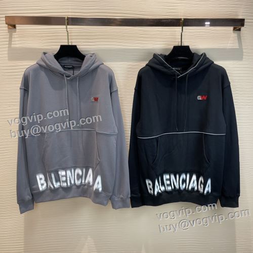 2023モデル入荷 バレンシアガ BALENCIAGAスーパーコピー 激安 今一番HOTな新品 パーカー 2色可選 パーカー 長袖 メンズ プルオーバー