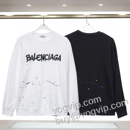 2023最新入荷 バレンシアガ BALENCIAGA 高級感演出 スーパーコピーサイト スタイリッシュなデザイン  プルオーバーパーカー 2色可選