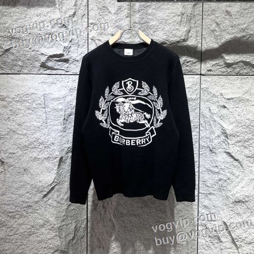 入手困難！ バーバリーブランドスーパーコピー BURBERRY vogvip.com ニットセーター 2色可選 程よい厚みとさらりと優しい着心地なので秋から冬 2023超激得100%新品