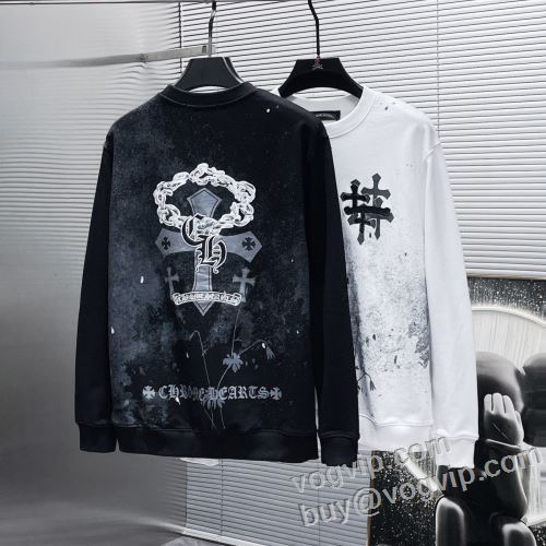 限量販売 2023秋冬 ブランド服 コピー クロムハーツ CHROME HEARTS プルオーバーパーカー においが無い  2色可選