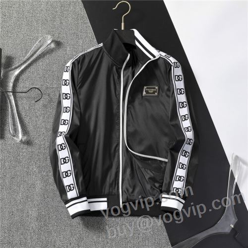 ドルチェ＆ガッバーナスーパーコピー 激安 綺麗に決まるフォルム！ Dolce&Gabbana 2023最新入荷 体の運動機能を助け ブルゾン 2色可選