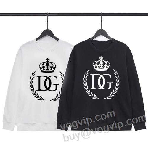 2023最新入荷 個性的なデザ ドルチェ＆ガッバーナ Dolce&Gabbana コピーブランド プルオーバーパーカー 細身のシルエット 2色可選