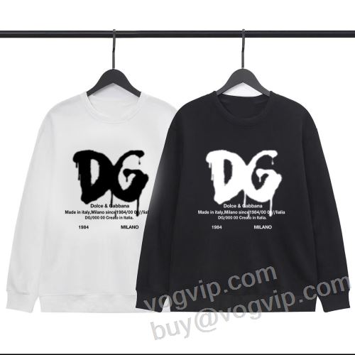 ドルチェ＆ガッバーナ 偽物ブランド 2023最新入荷 人気商品登場 Dolce&Gabbana プルオーバーパーカー 秋 秋服 ジャケット 冬 2色可選