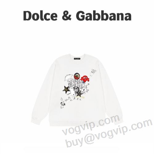 偽物ブランド 限量販売 ドルチェ＆ガッバーナ Dolce&Gabbana 2023新作登場 プルオーバーパーカー 大きいサイズ 暖かい おしゃれ 大人