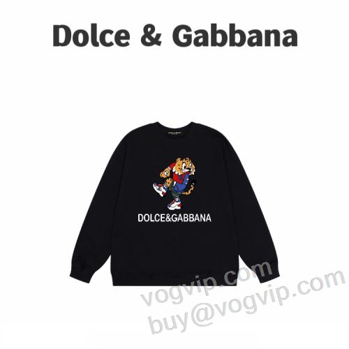 ブランド 偽物 通販 ドルチェ＆ガッバーナ Dolce&Gabbana 今話題の最新作 プルオーバーパーカー 大人 着痩せ 上品 新品