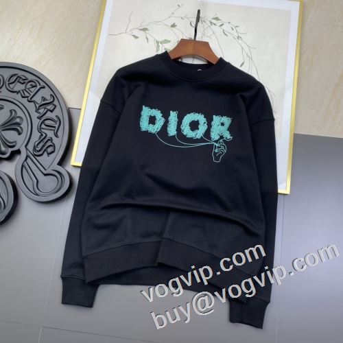 定番のアイテム 2023秋冬 ディオール DIOR ブランドコピー専門店 プルオーバーパーカー 2色可選 肌寒い季節に欠かせない