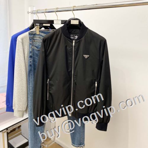 PRADA偽物ブランドジャケット新作入荷2023 プラダコピー ブランド2色可選 歓迎なレットショップ