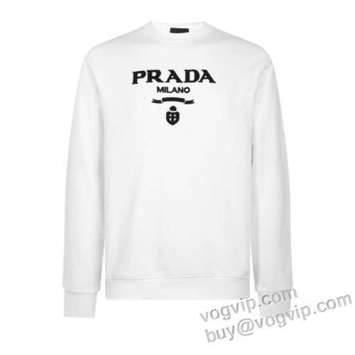 機能性も備えたアイテム 2023秋冬 プラダブランドコピー PRADA 期限限定！ プルオーバーパーカー 2色可選