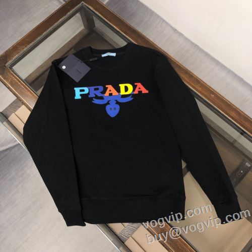 2色可選 2023年モデル入荷 プラダ PRADA 最高N級ブランドコピー 防寒 プルオーバーパーカー 人目を惹くデザイン