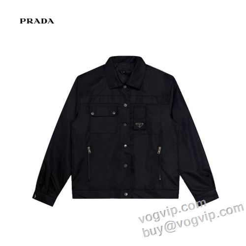 耐久性に優れ 2023秋冬季超人気スーパーコピー プラダ PRADA ブルゾン 防風 撥水 透湿 マウンテンパーカー ブルゾン ダスター コート