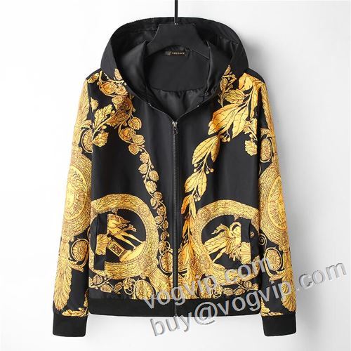 コーデ 知的なムードを演出 2023最新入荷 ヴェルサーチスーパーコピー 激安 VERSACE ブルゾン 着心地 の良い