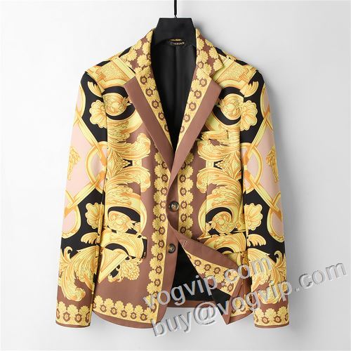 ブルゾン ダブルスーツ 2023秋冬 完成度の高い逸品 ヴェルサーチ VERSACEスーパーコピー 激安