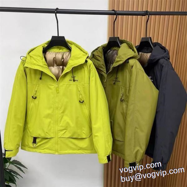 コピー 商品 販売 2024 アークテリクス ARC'TERYX 著名人の着用 ダウンジャケット 防寒具としての機能もバッチリ