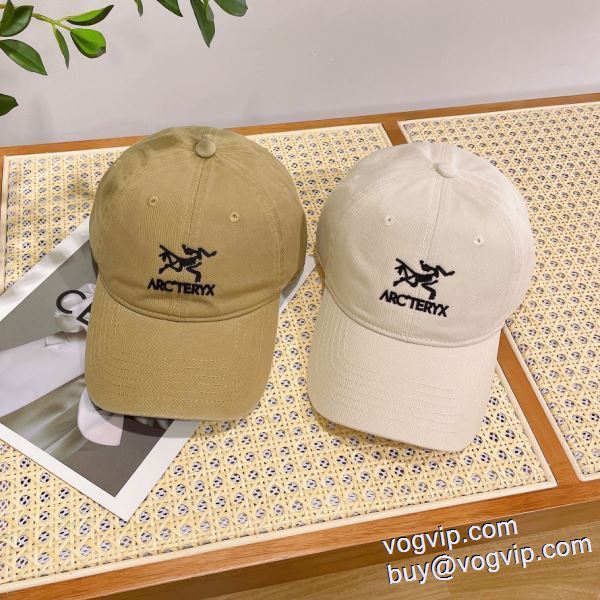 キャップ 野球帽 目玉商品 2色可選 アークテリクス コピー 2024秋冬 日焼け防止 熱中症予防 軽量 旅行用