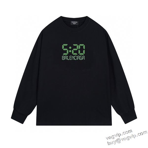 長袖Tシャツ 2色可選 魅力ファッション バレンシアガ コピー ブランド 2024年モデル入荷 着心地満点