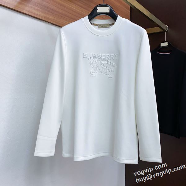 機能性も備えたアイテム バーバリー偽物ブランド 長袖Tシャツ 楽に着用出来る 2024新作登場