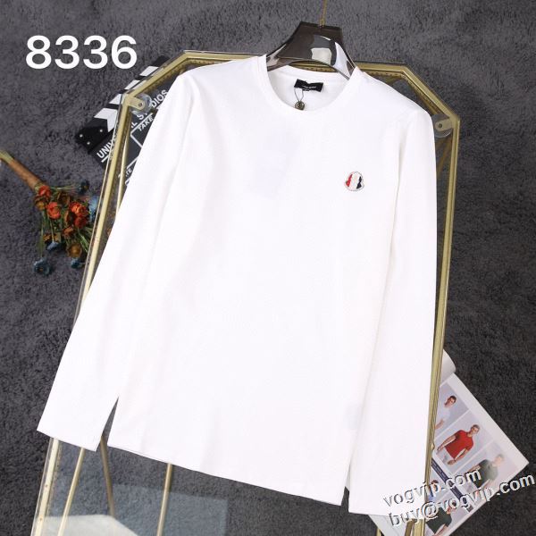 2024お得格安 目玉商品 モンクレール ブランドスーパーコピー 長袖Tシャツ 3色可選 肌に馴染みやすい