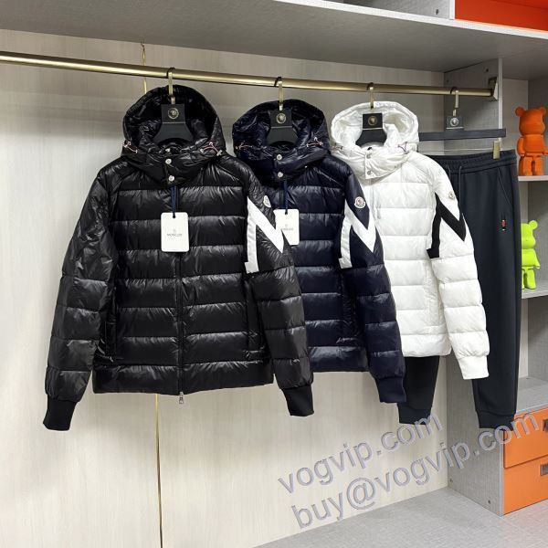 著名人の着用 ダウンジャケット モンクレール MONCLER 2024人気新作 スーパーコピー 優良サイト 保湿性の向上 3色可選