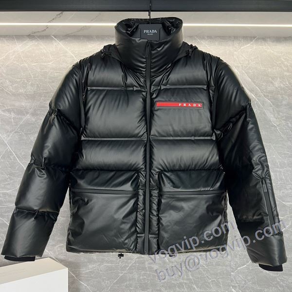 人気販売中 2024年モデル入荷 プラダ スーパーコピー 防風性に優れ ダウンジャケット