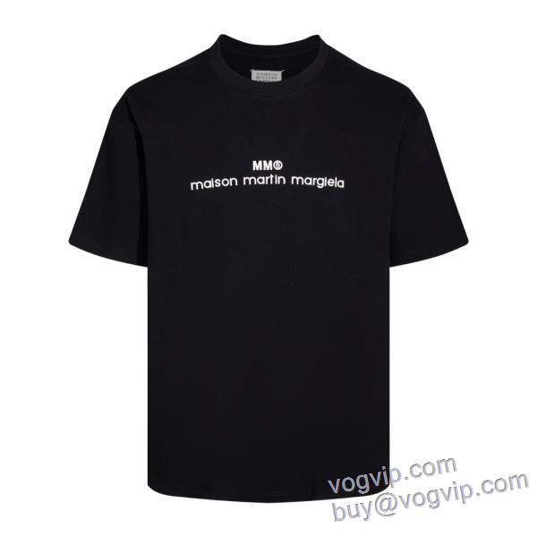 上品上質 マルタン マルジェラ Maison Margielaコピー 2025新作登場 半袖Tシャツ 2色可選