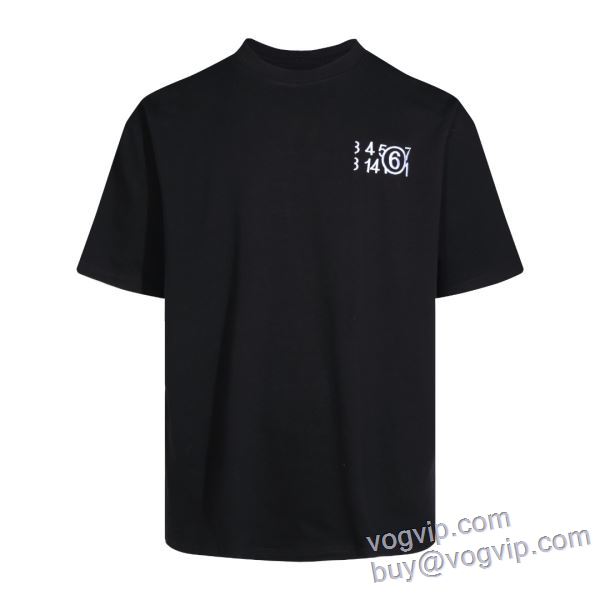 人気ブランド Maison Margielaスーパーコピー 激安 マルタン マルジェラ 2025超激得格安 半袖Tシャツ 2色可選
