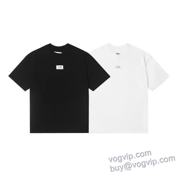 日本未入荷モデル マルタン マルジェラ ブランド 偽物 通販 半袖Tシャツ 2色可選 2025年