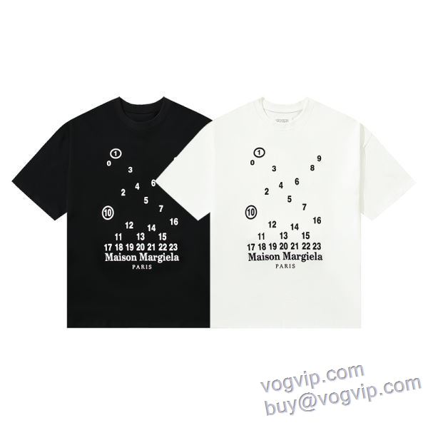 マルタン マルジェラ コピーブランド 2025秋冬季 半袖Tシャツ 2色可選 もっとも高い人気を誇る