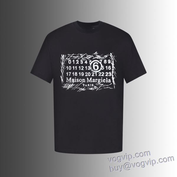 マルタン マルジェラ 2025新款 半袖Tシャツ 2色可選 Maison Margielaブランドコピー 柔らかな質感