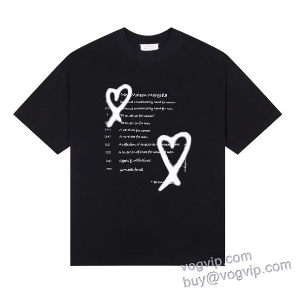 人気 ランキング マルタン マルジェラ 半袖Tシャツ 2色可選 Maison Margielaコピー 2025新款