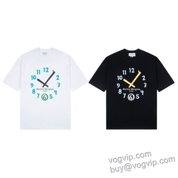 2025HOT人気 マルタン マルジェラ Maison Margielaコピー ブランド 半袖Tシャツ 2色可選 ランキング1位