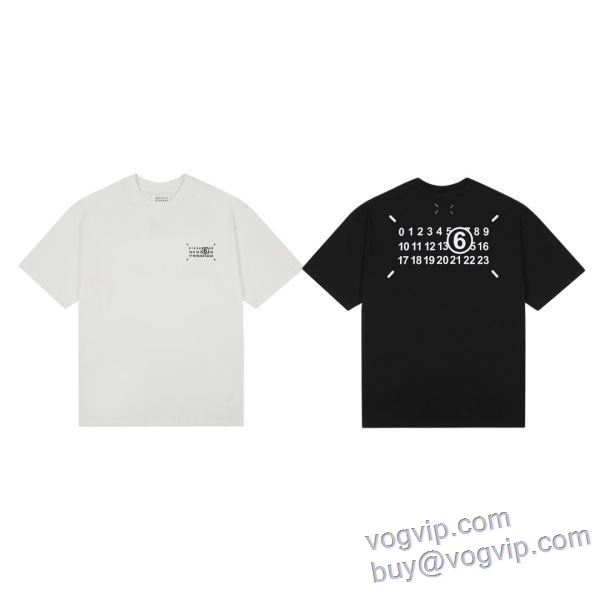 マルタン マルジェラ Maison Margielaスーパーコピー 2025爆買い最新作 半袖Tシャツ 2色可選 超目玉