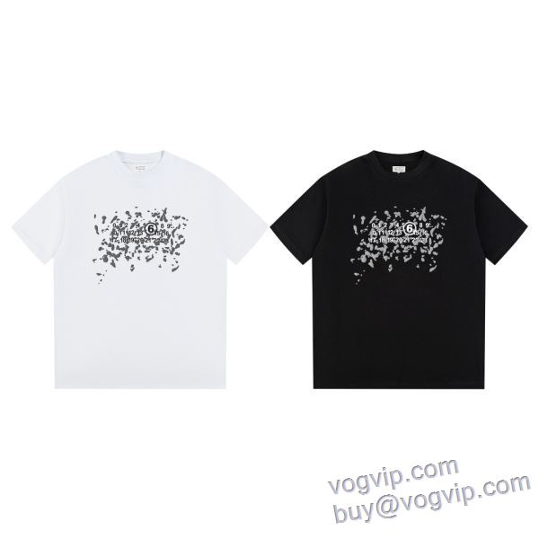 2025春夏 今話題の最新作 マルタン マルジェラ Maison Margiela 半袖Tシャツ 2色可選 ブランドコピー代引き専門店