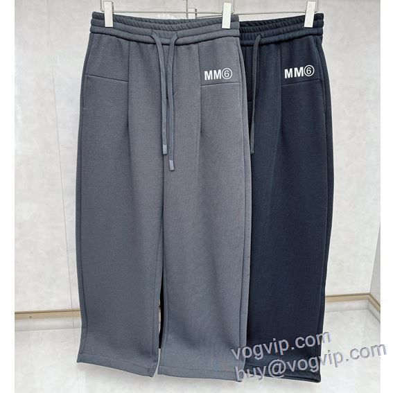 Maison Margielaブランド 偽物 通販 2025お買い得新品 マルタン マルジェラ スエットパンツ チノパン 2色可選 肌触りのいい