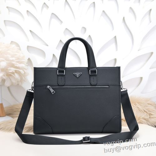 2024新款 プラダ PRADA 肌触りのいい  最高品質のブランドコピー ビジネスバッグ メンズ 通勤バッグ 大容量
