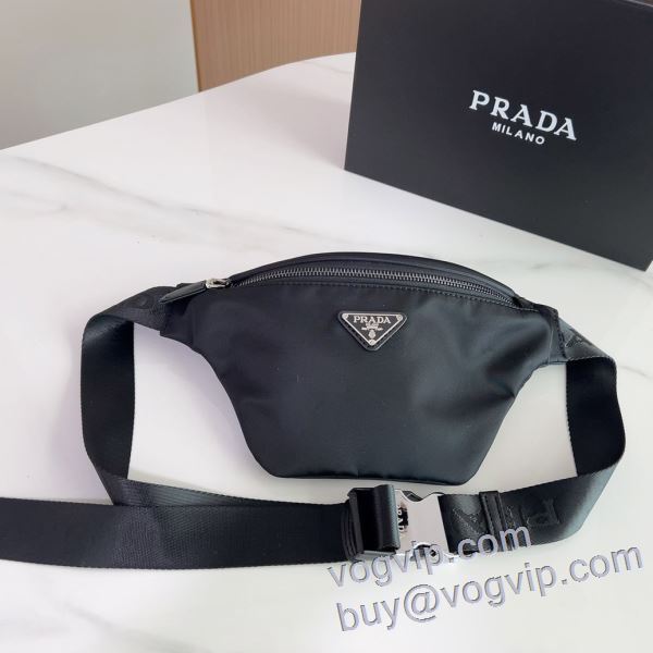 プラダ PRADA 圧倒的な高級感 ウエストポーチ 2024新商品! 斜め掛けバッグ VOGコピー