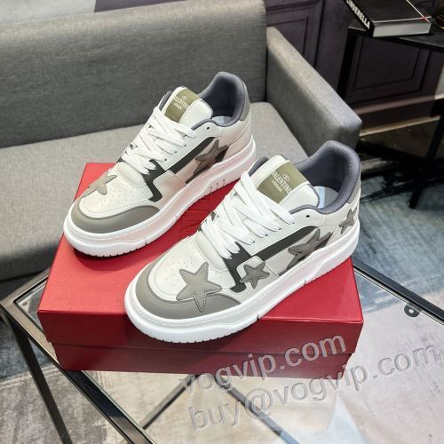 ヴァレンティノ コピーブランド デザイン性の高い カジュアルシューズ VALENTINO 2024最新入荷 フラットシューズ 3色可選 歩きやすい　疲れない　痛くない