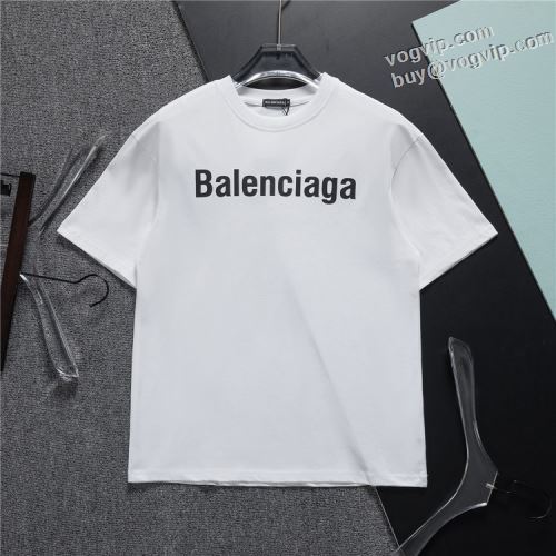 目玉商品 BALENCIAGA 2024新款 バレンシアガコピー ブランド 半袖Tシャツ 2色可選 頑丈な素材